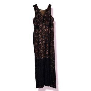 Long Black Laced Dress